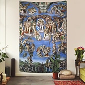 halpa Uskonnollinen kudos-Keskiajan Gobeliini Keskiajan Roikkuu Gobeliini Suuri Gobeliini Maalauksellinen Koriste Valokuva Tausta Peitto Verho Koti Makuuhuone Olohuoneen Koristus