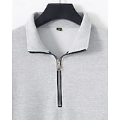 economico Tute da ginnastica-Per uomo Tuta da Ginnastica Pantaloni da Tuta Pista superiore Tasca con cerniera Tinta unita Completo Abbigliamento Autunno Nero Bianco Palestra Athleisure Corsa Antivento Manica Lunga Sport