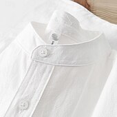 cheap Shirts-Men&#039;s Oktoberfest Shirt Lederhosen Shirt Band Collar Linen Shirt 100% Cotton Beer Costume Short Sleeves Bavarian German Alpine Wiesn Party Beer Carnival Festival Traditional Style Cloth