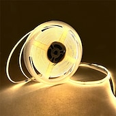 رخيصةأون أضواء شريط LED-شريط إضاءة ليد 10 أمتار، 320 مصباح ليد/متر، 16.4 قدم، شريط مرن عالي الكثافة، 3000-6500 كلفن، مصابيح ليد RA90، تيار مستمر 24 فولت