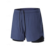 abordables Pantalons de Course &amp; Collants-Homme short avec collants Patchwork Shorts Extérieur Sport &amp; Loisir Occasionnel Respirant Séchage Rapide Léger Tennis Le golf Course Coupe régulière Tenue de sport Tenues de Sport Bloc de Couleur