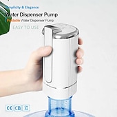 economico Accessori per bicchieri-Distributore d&#039;acqua elettrico pieghevole, pompa per bere ricaricabile tramite USB, pompa per acqua portatile one-touch con beccuccio pieghevole per casa, ufficio, esterno