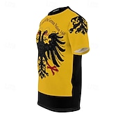 economico Abbigliamento Grafico-T-shirt bavarese Monaco Tedesco Alpino Corte Grafico per Per uomo Adulti Stampa 3D  per Carnevale Birra Oktoberfest Feste Casual Quotidiano