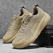 Χαμηλού Κόστους Ανδρικά Sneakers-Ανδρικά πλεκτά mesh αθλητικά παπούτσια με μπλε σόλα σε αντίθεση – ελαφριά και αναπνεύσιμα αθλητικά παπούτσια για τρέξιμο, καθημερινή προπόνηση, ταξίδια στην πόλη και ενεργό τρόπο ζωής.