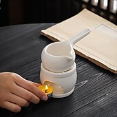 billige nattbordslampe-2 stk. stearinlys smelteovn røkelsebrenner for hjemmet daglig duftdiffuser japansk keramisk tekanne komfyr essensiell oljebrenner