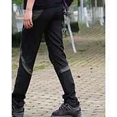 baratos Calças e Calções-Homens Calças de Trilha calças de caminhada Retalhos Ao ar livre Normal Prova-de-Água Secagem Rápida Leve Elástico Calças Cintura elástica Bolso Com Zíper Preto Verde Tropa Corrida Campismo