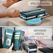 baratos Capa Samsung-telefone Capinha Para Samsung Galaxy Z Fold Capa para Cartão Wallet com cordão com pulseira Pata de Apoio TPU Couro PU