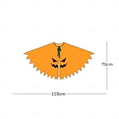 abordables Décor d&#039;Halloween d&#039;extérieur-Décoration de fête d&#039;Halloween, drapeau suspendu, bannière décorative de mort de citrouille, toile de fond photo en polyester, bannières suspendues, drapeau pour voiture, maison, jardin, décoration de fête domestique