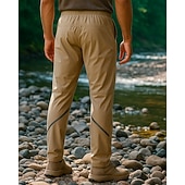 preiswerte Unterteile-Herren Wanderhosen Außen Normale Passform Wasserdicht Winddicht Schnelltrocknend Leicht Hosen Elastischer Bund Dunkelgrau Schwarz Camping / Wandern Golfspiel Laufen M L XL XXL XXXL