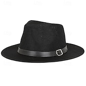 baratos Acessórios e mais-chapéu de sol de linho masculino, chapéu panamá de aba plana, chapéu de jazz britânico, proteção solar, chapéu de cavalheiro