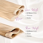 baratos Clip nas extensões-extensões de cabelo clip in 5 peças extensões de cabelo castanho 24 extensões de cabelo longas e grossas ondas soltas he002 trama de renda invisível apliques naturais macios para mulheres castanho