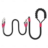 cheap Tool Accessories-Hands Free Double Dog Leash, No Tangle Double Dog Leash, Adjustable Handles Fit Small, Medium and Large Dogs