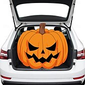 levne halloweenské nástěnné tapisérie-Halloweenská pochoutka do kufru auta, dekorace auta s duchy, halloweenské dekorace, halloweenská látková dekorace auta, halloweenská dekorace do kufru auta, dekorace s duchy a dýní, tapeta na zeď