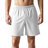 baratos Shorts de moletom-Homens calções atléticos Shorts rasgados Shorts de moletom Calção Shorts de verão Bolsos Cintura elástica Com Cordão Tecido Conforto Respirável Curto Ao ar livre Esportes Clássico Casual Preto Branco