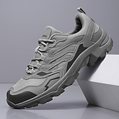 お買い得  メンズスニーカー-メンズホワイトスポーツランニングシューズ - ジムでのランニングやカジュアルウェアに最適な、クッションソールを備えた軽量で通気性のあるスニーカー