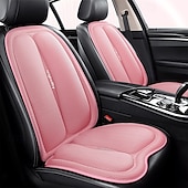 economico Coprisedili per auto-Cuscino universale per sedile auto quadrato, cuscino per schienale, cuscino per sedile auto per quattro stagioni, comodo, antistress, morbido e traspirante, cuscino universale per sedile auto, facile