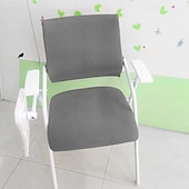 cheap Chair Cover-Waterproof Dining chair Cover For Home Polar Fleece Fabric Chair Cover Stretch Slipcovers Seat Chair Covers