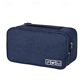baratos Arrumação e Organização-bolsa de viagem para guardar sutiãs e meias, organizador leve multicamadas com fecho de zíper, tecido durável, roxo, lavável à mão, várias cores disponíveis