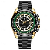 preiswerte Mechanische Uhren-FORSINING Herren Mechanische Uhr Luxus Großes Ziffernblatt Außenbereich Geschäft Automatische Selbstaufzug leuchtend Kalender Datum Edelstahlband Beobachten