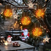 Недорогие Ландшафтные огни-солнечные фонари для уличного использования солнечные подвесные светильники водонепроницаемые уличные светильники с мерцающим пламенем уличные светильники на солнечных батареях декор для сада двор