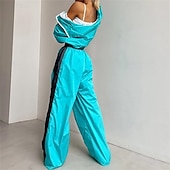 abordables Chándales-Mujer Tracksuit Sudadera Conjunto de Ropa Deportiva Bolsillo Bloque de color Trajes de Yoga Otoño Invierno Negro Rosa Gimnasio Rutina de ejercicio Deportes Mantiene abrigado Resistente al Viento Suave