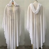 preiswerte Ausgefallene Kleider-Damen Langes Kleid Maxikleid Freizeitkleid Boho-Kleid Westernkleid Mode Muslim Outdoor Party Ferien Normale Passform Einfach Langarm Mit Kapuze Weiß Purpur Hellgrau Frühling Herbst