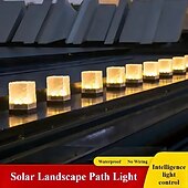 abordables Éclairage au sol-Lampe solaire multifonctionnelle alimentée par piquet de jardin, lampe d&#039;extérieur étanche et économe en énergie avec détecteur de mouvement pour balcon &amp;décoration de terrasse 1 pièce