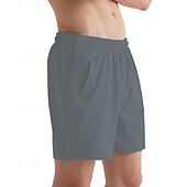 baratos Shorts de moletom-Homens calções atléticos Shorts rasgados Shorts de moletom Calção Shorts de verão Bolsos Cintura elástica Com Cordão Tecido Conforto Respirável Curto Ao ar livre Esportes Clássico Casual Preto Branco