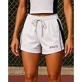 abordables Pantalones cortos de correr-Mujer Pantalones Cortos Running Pantalones cortos al aire libre Cintura elástica Bermudas Deporte Casual Ligero Transpirable Corriendo Ajuste regular Ropa de deporte Ropa de Deporte Bloque de color