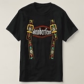levne trička-Oktoberfest Potisk kožených kalhot Trička Bavorský Mnichov němčina Grafika Pro Pánské Dospělé Karneval Pivo Oktoberfest Horká ražba Párty Běžné / Denní