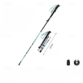 cheap Camping Accessories-Walking Stick Trekking Poles Collapsible Hiking Poles - Carbon Fiber, Trekking Sticks, Antishock and Quick Lock System, Telescopic, Collapsible, Ultralight
