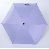 baratos Chapéus de Chuva-guarda-chuva de viagem compacto, estrutura de 5 camadas à prova de vento, guarda-chuva dobrável leve de secagem rápida com caixa de presente, proteção portátil para todas as condições climáticas, cabe