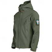 economico Softshell, pile e giacche da escursionismo-Per donna Giacca da esterno Cappotto invernale Giacca in pile da escursionismo Inverno All&#039;aperto Termico Antivento Giacca in Pile Invernale Nero Mimetico Marrone Verde Cachi