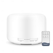 billige boretilbehør-aromaterapi essensiell olje hjemmediffuser med fjernkontroll, 300 ml stor rom kjølig tåke luftfukter, 8 timer stille drift, timer, 7 farger LED natt natt, egnet for hjem, yoga