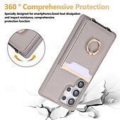billiga Skal och fodral till Samsung-telefon fodral Till Samsung Galaxy S25 S25 Plus S24 Ultra S24 S24 Ultra Plus S23 Ultra Plus S23 S23 Plus S22 Ultra S22 S21 Plus Ultra Plånboksfodral med snodd Stöd Kortplats Kontor / företag