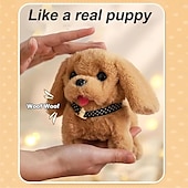 cheap Stuffed Animals-Robot Dog My Realistic Robot PuppyInteractive Puppy Toy That WalksBarksWags TailPlush Pet Dog For Kids &amp; AdultsRealistic Robotic Dog Toy Gift That Acts Like A Real Puppy