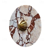 baratos Candeeiros de Parede de interior-Luminária de parede LED de mármore para ambientes internos, 1 luminária minimalista de parede, luminária de decoração para casa, luzes de parede para sala de estar e quarto, 110-240 V