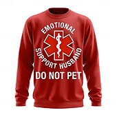 olcso Vicces kapucnis pulóverek-Férfi Vicces szleng Pulóver Pulóver Kapucnis pulóver Terített nyak Divat 3D nyomtatás Fekete Rubin Crewneck 3D Minden évszak Tervező