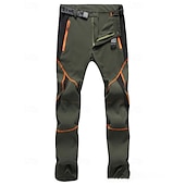 baratos Calças e Calções-Homens Calças de Trilha calças de caminhada Retalhos Ao ar livre Normal Prova-de-Água Secagem Rápida Leve Elástico Calças Cintura elástica Bolso Com Zíper Preto Verde Tropa Corrida Campismo