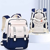 preiswerte Büchertaschen-Grundschulrucksack Jungen ergonomischer Rucksack Kinder wasserdichter Schulranzen Taschenbuch große Kapazität Mädchen Wolkenrucksack
