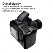 cheap Digital Camera-16-Megapixel Digital Camera With 1080P 16X Zoom Digital Image Stabilization Includes 600mAh battery 2.4-Inch Removable Lens Home Video Camera Maximum 128GB