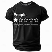 preiswerte Lustige T-Shirts für Männer-Herren Lustiger Slang T Shirt Kurzarm T-Shirt 3D-Druck Rundhalsausschnitt Rundhals Hemd Mode Täglich Basic Straße Lässig Täglich Schwarz Rote Blau Sommer Frühling Ganzjahres Bekleidung S M L XL XXL