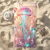 voordelige Dekens &amp; dekentjes-Zachte en absorberende strandhanddoek - lichtgewicht, snel drogend, zandvrij ontwerp voor strand, zwembad en reizen
