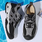 baratos Ténis para Homem-Tênis masculino cáqui para caminhada ao ar livre - tênis de corrida de trilha duráveis com malha respirável e sola antiderrapante para acampamentos, caminhadas e aventuras diárias ao ar livre