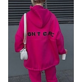 voordelige Trainingspakken-Dames Trainingspak Joggingbroeken Trainingsbroek Kant Zak Brief Sportoutfits Herfst Zwart Roze Training Sportkleding Hardlopen Thermisch Warm Winddicht Lange mouw Sport Sportkleding Rekbaar Normale