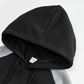 baratos camisolas de lã-Homens Moletom Moletom com capuz Moletom de lã Preto Azul Marinha Cáqui Cinzento Com Capuz Bloco de cor Bloco de cor Bolso frontal Desportos e Ar livre Casual Diário Roupa de rua Legal Designer