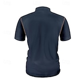 cheap Waffle Knit Tee-Men&#039;s T Shirt Henley Shirt Tee Short Sleeve Shirt Short Sleeve Henley Summer Spring Patchwork Fashion Designer Basic Buttons Pocket Vacation Street Going out Black White Navy Blue Top Tee for Men