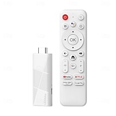baratos Boxes de TV-Novo dongle mini tv stick h96 max rk3518 2025, caixa de tv inteligente android 14, 2gb, 16gb, 8gb, wifi6 bt, 4k hd, reprodutor de mídia com voz do Google, controle remoto por giroscópio, decodificador