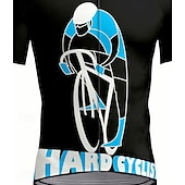 abordables Maillots Hombre-Hombre Maillot de Ciclismo Manga Corta Bicicleta Maillot Camiseta con 3 bolsillos traseros Resistente a los rayos UV Secado rápido Cremallera delantera Bandas Reflectantes Negro Deportes Ropa