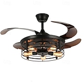 cheap Ceiling Fan Lights-5-Light 107 cm Island Design Ceiling Fan Metal Painted Finishes Vintage 110-120V 220-240V